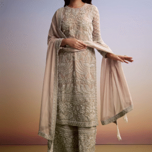 🌟 1. Timeless Radiance in Champagne Beige ✨